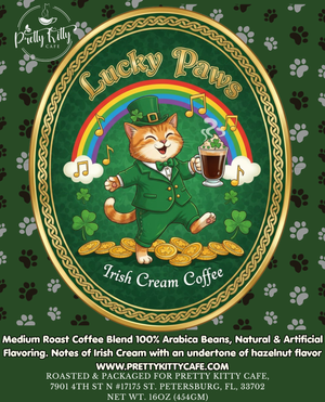 Lucky Paws | Decaffeinated Medium Roast Irish Cream Flavored Coffee